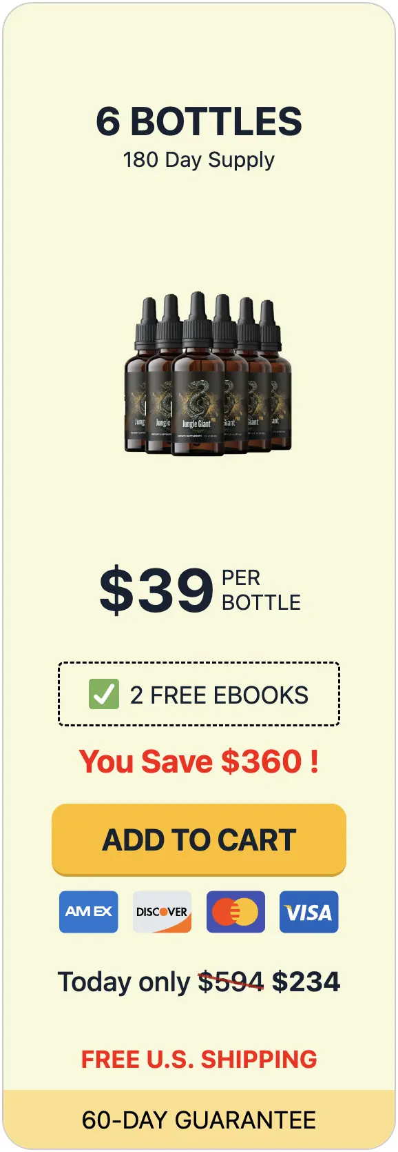 Jungle Giant Pro jungle giant pro 6 bottles